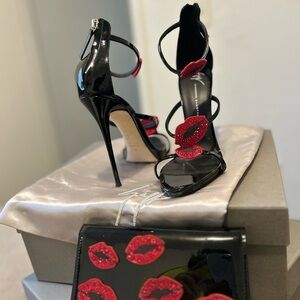 Giuseppe Zanotti Black and Red Heels